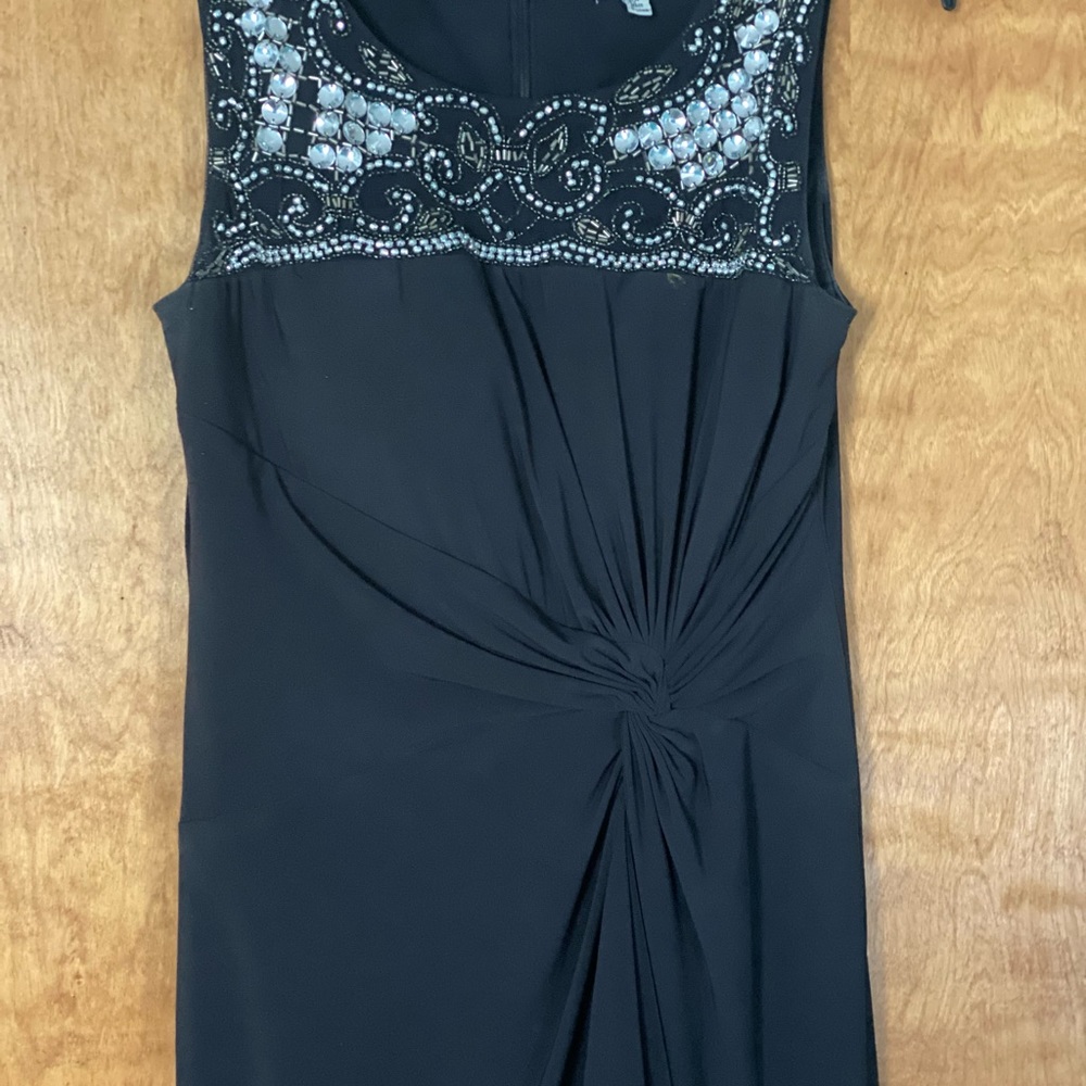 Womens charcoal gray dress.